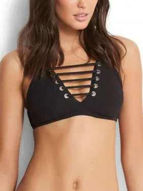 KOSTIUM KĄPIELOWY SEAFOLLY INKA RIB 30855-165 GÓRA OD BIKINI