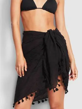 DODATEK PLAŻOWY SEAFOLLY BEACH BASICS 52965-SG PAREO