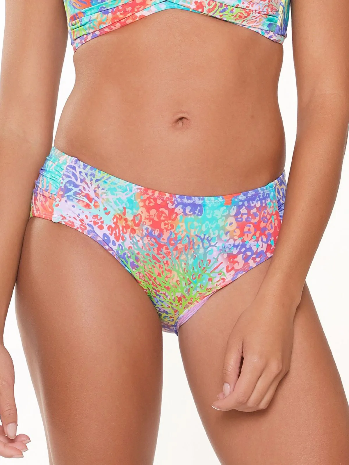 KOSTIUM KĄPIELOWY LINGA DORE CORAL LEOPARD 7207SH DÓŁ OD BIKINI