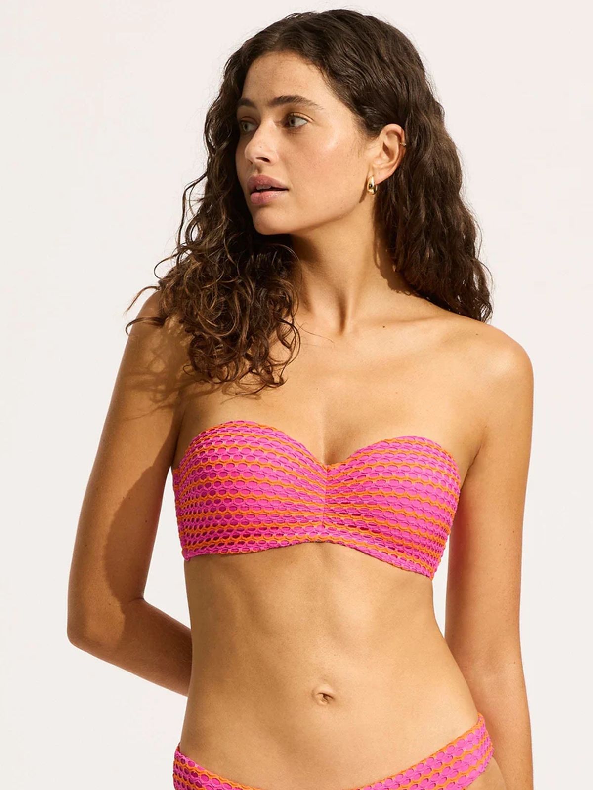 KOSTIUM KĄPIELOWY SEAFOLLY MESH EFFECT 30574-102 GÓRA OD BIKINI