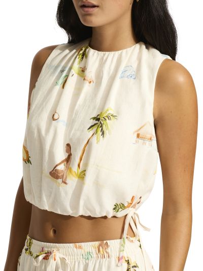 DODATEK PLAŻOWY SEAFOLLY ISLA PALM 55396-TO TOP