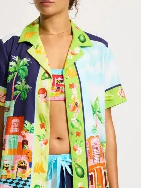 DODATEK PLAŻOWY SEAFOLLY CUBA 55440-TO KOSZULA