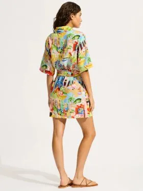 DODATEK PLAŻOWY SEAFOLLY CUBA 55442-DR SUKIENKA