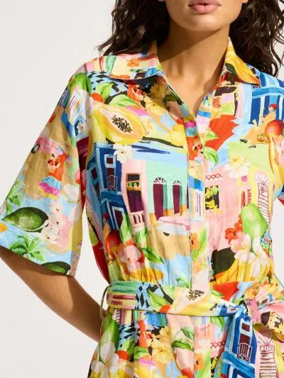 DODATEK PLAŻOWY SEAFOLLY CUBA 55442-DR SUKIENKA