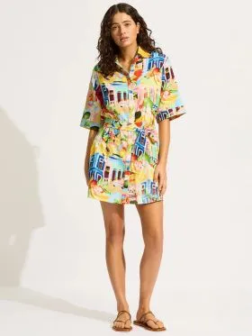 DODATEK PLAŻOWY SEAFOLLY CUBA 55442-DR SUKIENKA