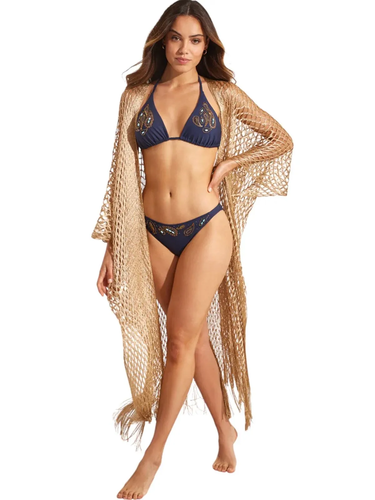 DODATEK PLAŻOWY SELMARK COMPEMENTOS BC197 KIMONO