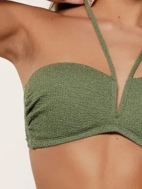 KOSTIUM KĄPIELOWY LINGA DORE GARDEN GREEN 7704BB