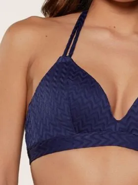 KOSTIUM KĄPIELOWY LINGA DORE HOT CORAL&DARK 7710TB GÓRA OD BIKINI