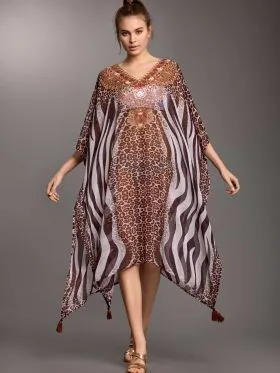 DODATEK PLAŻOWY ICONIQUE IC25-142 TUNIKA