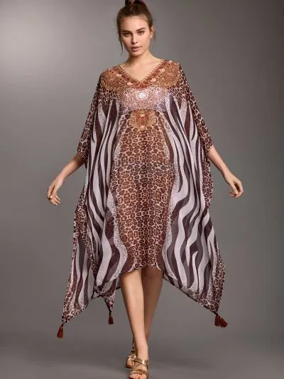 DODATEK PLAŻOWY ICONIQUE IC25-142 TUNIKA