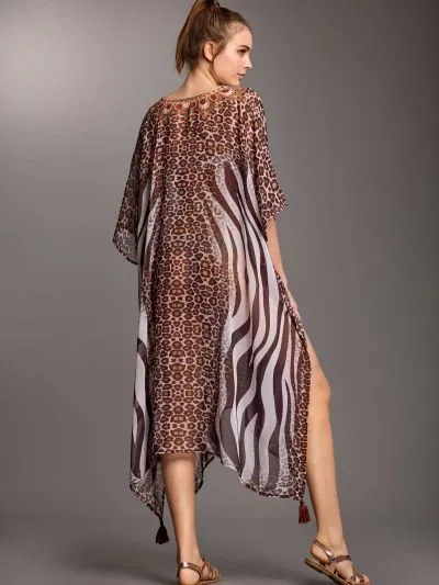 DODATEK PLAŻOWY ICONIQUE IC25-142 TUNIKA