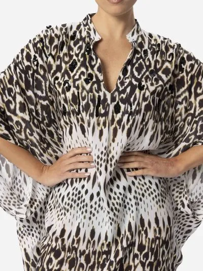 DODATEK PLAŻOWY MIRADONNA MI25-043 AIDA LOOSE TUNIKA