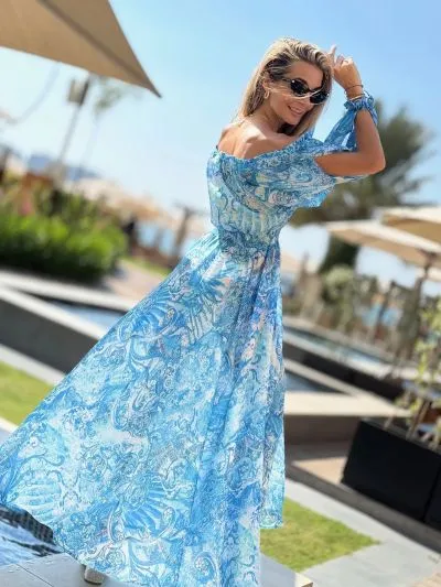 DODATEK PLAŻOWY PAREO&JULIET MARGARITA MALDIVES LONG SUKIENKA