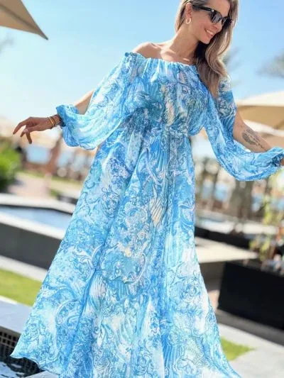 DODATEK PLAŻOWY PAREO&JULIET MARGARITA MALDIVES LONG SUKIENKA