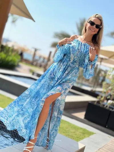 DODATEK PLAŻOWY PAREO&JULIET MARGARITA MALDIVES LONG SUKIENKA