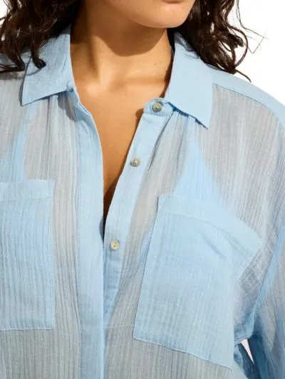 DODATEK PLAŻOWY SEAFOLLY BEACHEDIT 55536-CU KOSZULA