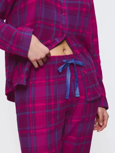 PIŻAMA TRIUMPH BOYFRIEND PW 01X  CHECKS