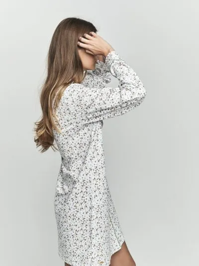 KOSZULKA SELMARK PREPPY FLOWERS P11163