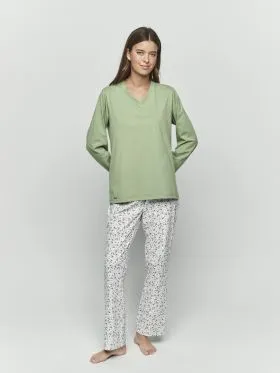 PIŻAMA SELMARK PREPPY FLOWERS P11173