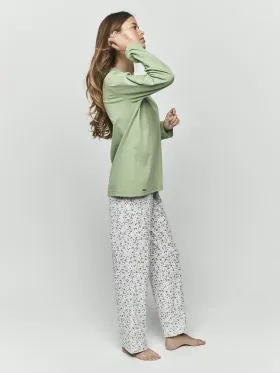 PIŻAMA SELMARK PREPPY FLOWERS P11173