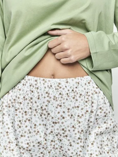 PIŻAMA SELMARK PREPPY FLOWERS P11173