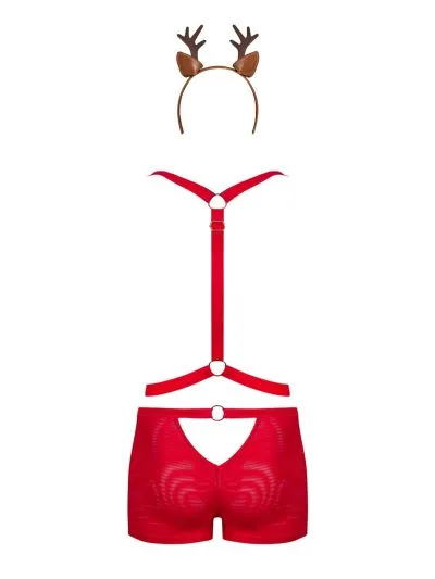 KOMPLET OBSESSIVE MR REINDY BOKSERKI,UPRZĄŻ, OPASKA