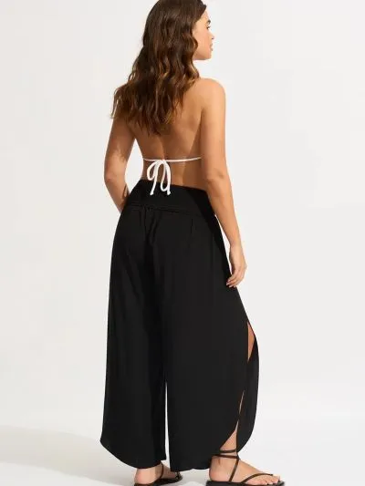 DODATEK PLAŻOWY SEAFOLLY SHIRRED WAIST WRAP PANT 53341-PA SPODNIE