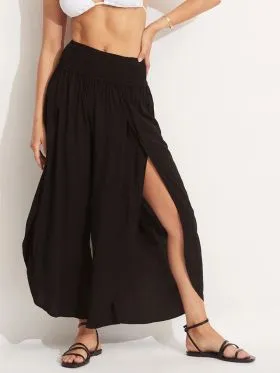 DODATEK PLAŻOWY SEAFOLLY SHIRRED WAIST WRAP PANT 53341-PA SPODNIE