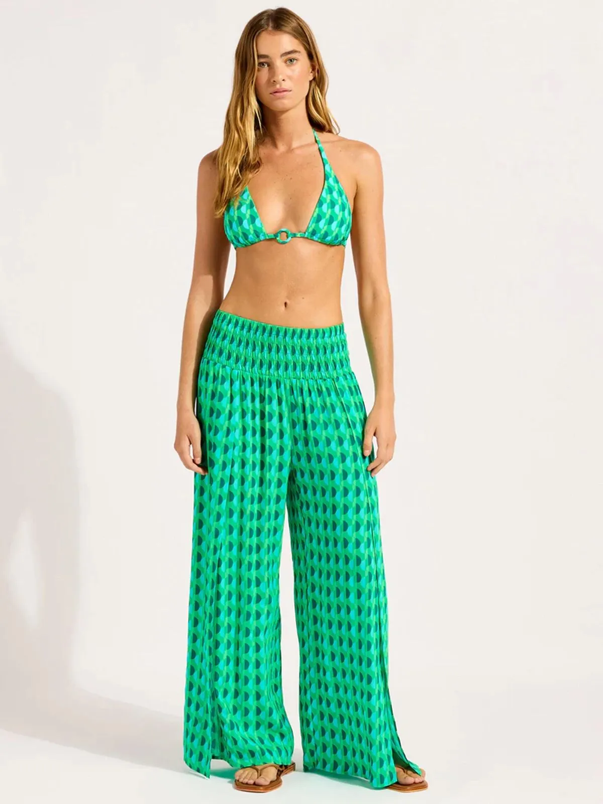 DODATEK PLAŻOWY SEAFOLLY SORRENTO 55573-PA SPODNIE