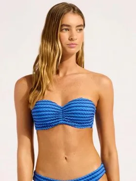 KOSTIUM KĄPIELOWY SEAFOLLY MESH EFFECT 30574-102 GÓRA OD BIKINI