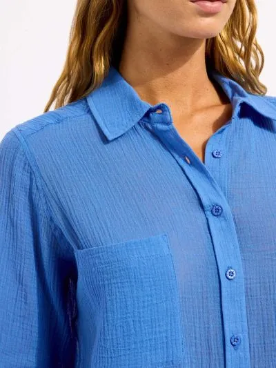 DODATEK PLAŻOWY SEAFOLLY BEACHEDIT 55428-TO KOSZULA