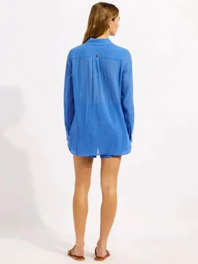 DODATEK PLAŻOWY SEAFOLLY BEACHEDIT 55428-TO KOSZULA