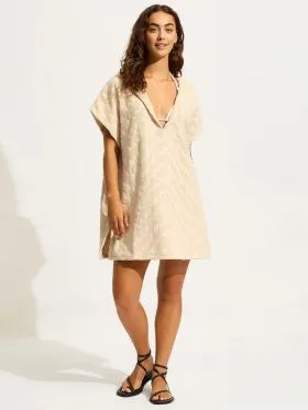 DODATEK PLAŻOWY SEAFOLLY FRINGE BENEFITS 72084-TL PONCHO