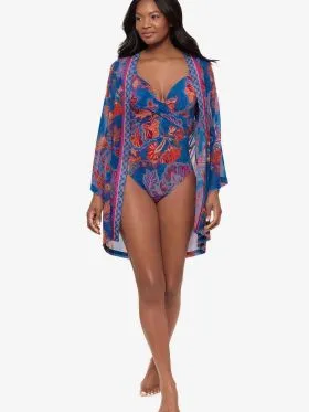 DODATEK PLAŻOWY MIRACLESUIT KIMONO 6566306 TUNIKA
