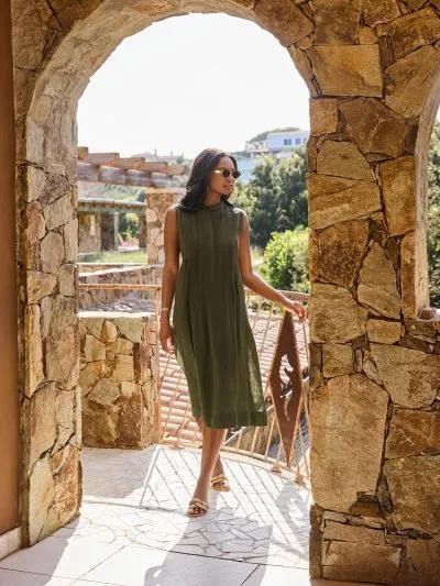 DODATEK PLAŻOWY MIRACLESUIT PLEATED BEACH DRESS 6566014 SUKIENKA