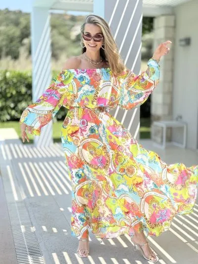 DODATEK PLAŻOWY PAREO&JULIET JAMAICA MARGARITA LONG SUKIENKA