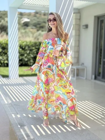 DODATEK PLAŻOWY PAREO&JULIET JAMAICA MARGARITA LONG SUKIENKA