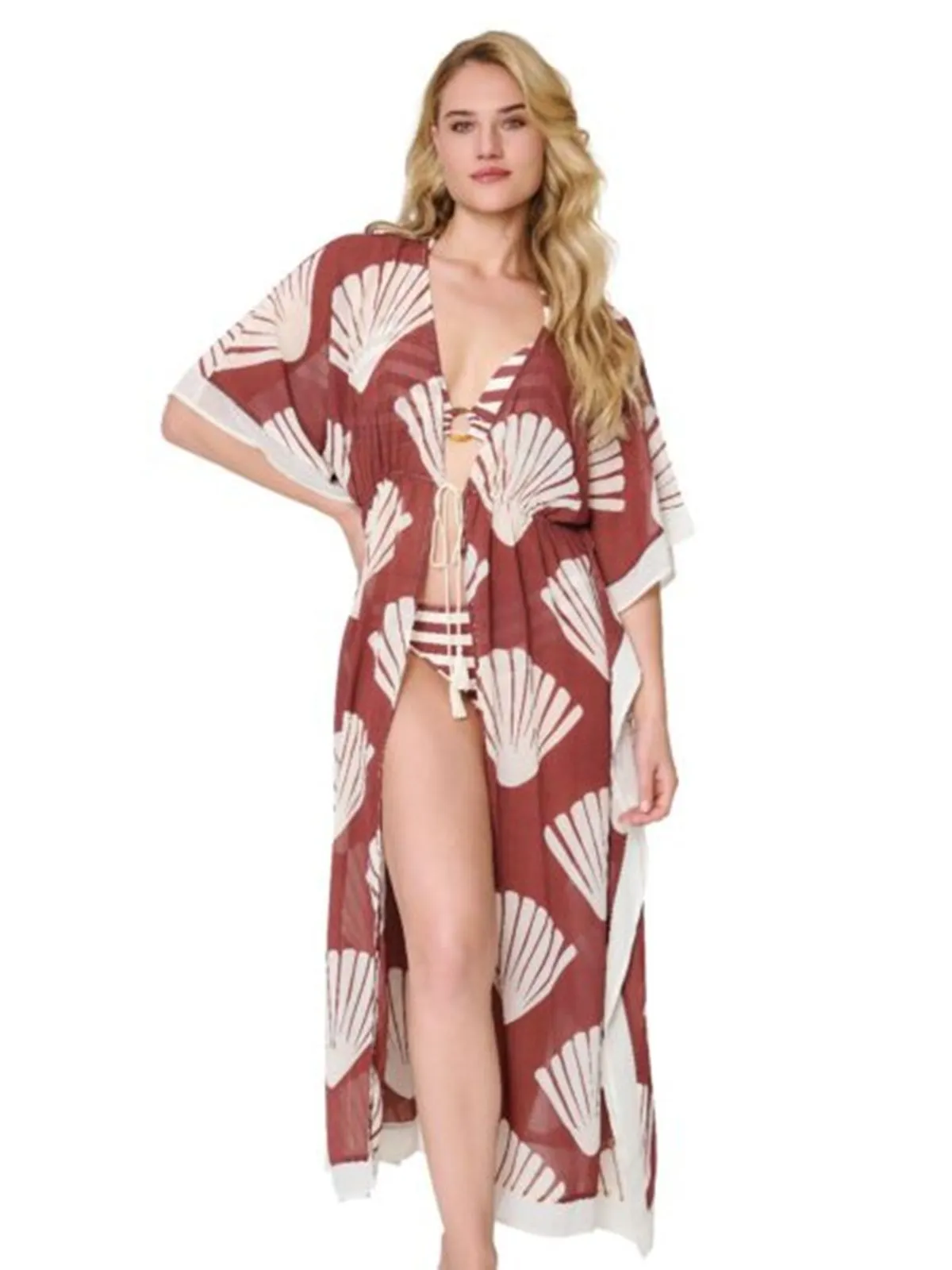 DODATEK PLAŻOWY LINGA DORE 8218P-1 KIMONO