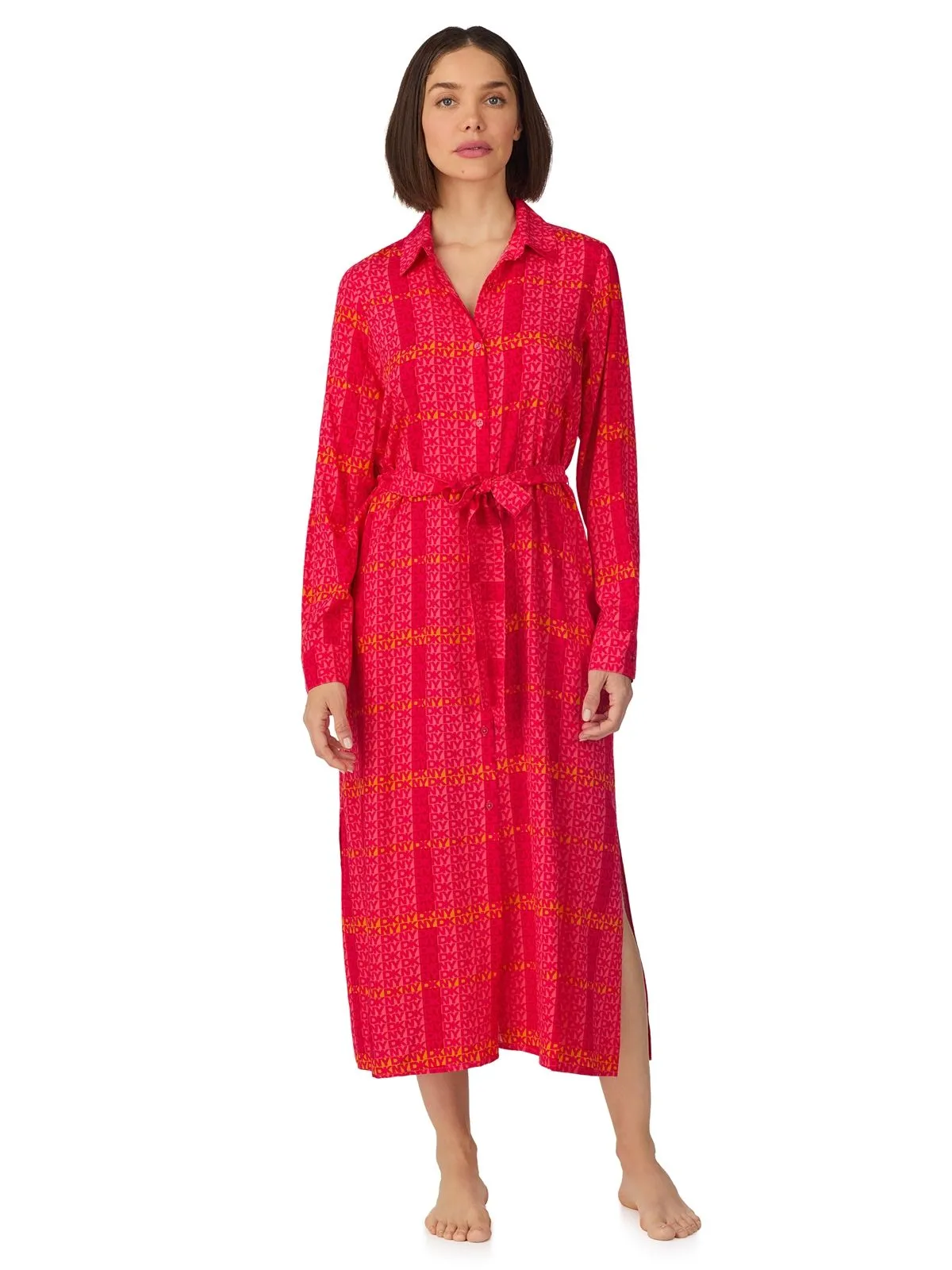 DODATEK PLAŻOWY DKNY YI00113 KOSZULA