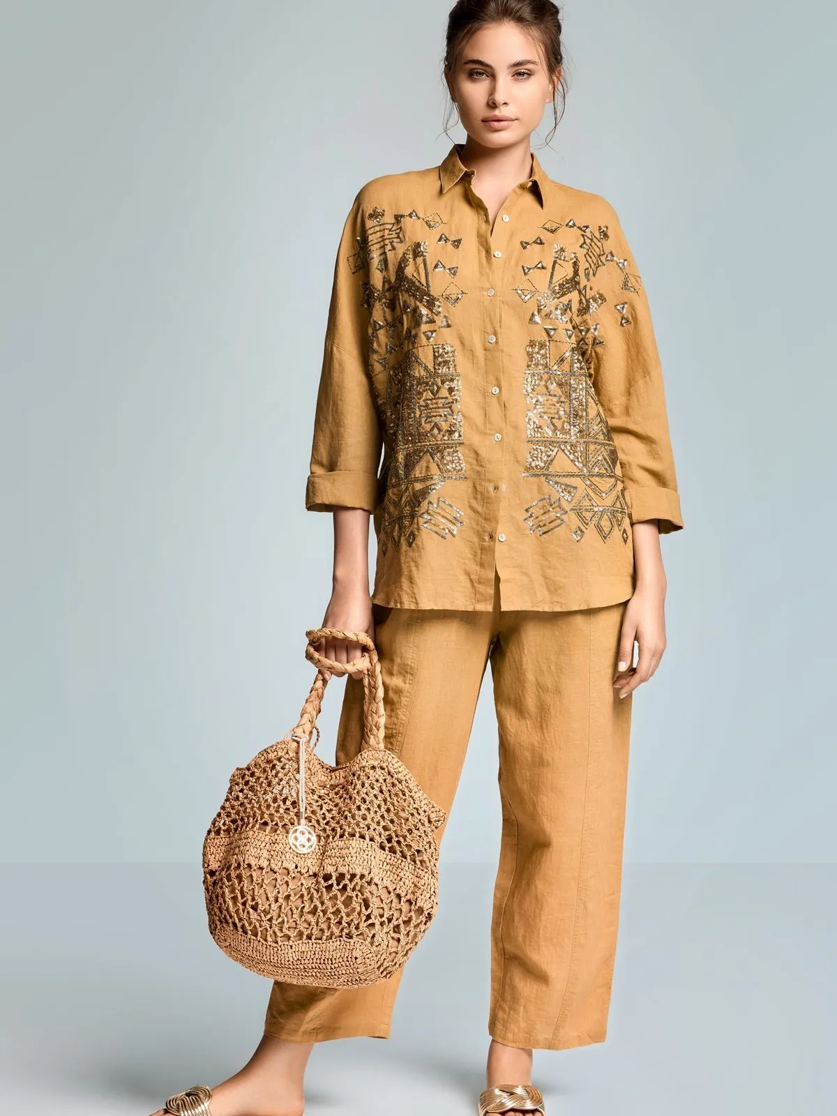 DODATEK PLAŻOWY ICONIQUE IC26-015 LILY KOSZULA