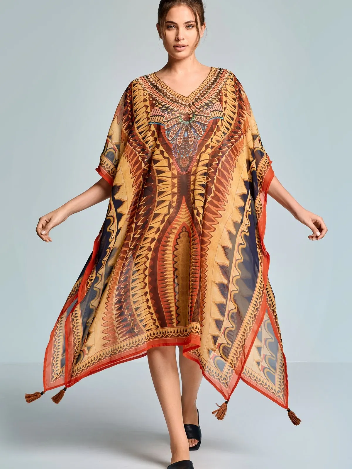 DODATEK PLAŻOWY ICONIQUE IC26-121 FUEGO TUNIKA