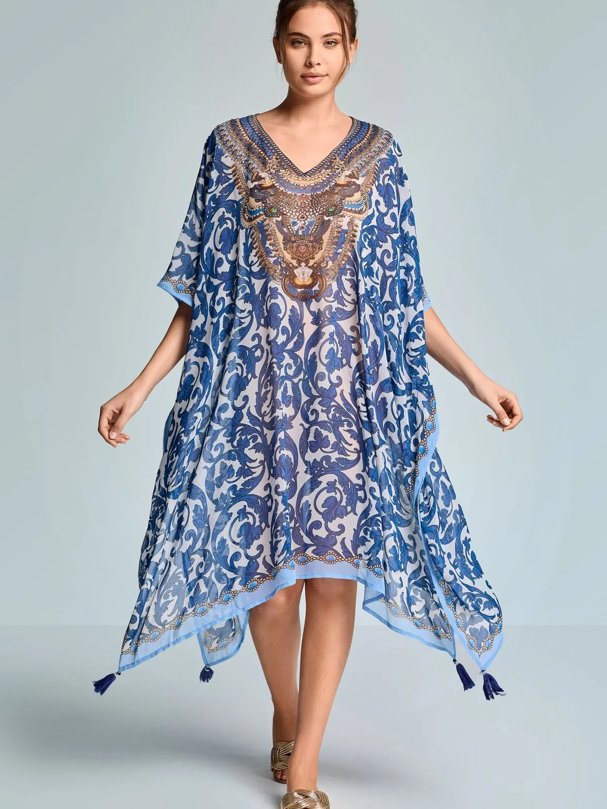 DODATEK PLAŻOWY ICONIQUE IC26-122 FUEGO TUNIKA