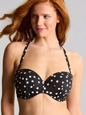 KOSTIUM KĄPIELOWY PANACHE POLKA DOT SW2073 GÓRA OD BIKINI