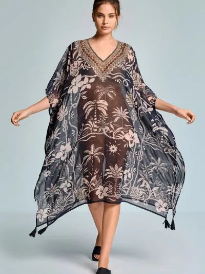 DODATEK PLAŻOWY ICONIQUE IC26-123 FUEGO TUNIKA