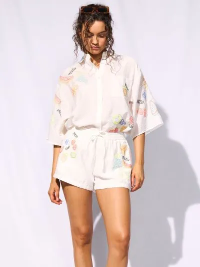 DODATEK PLAŻOWY WATERCULT W3513 KOSZULA