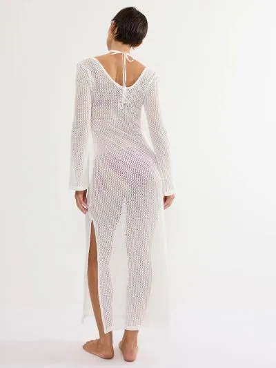 DODATEK PLAŻOWY TRIUMPH BEACH MYWEAR CROCHET LONG DRESS LSL SUKIENKA