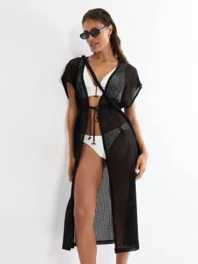 DODATEK PLAŻOWY TRIUMPH BEACH MYWEAR CROCHET KIMONO