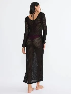 DODATEK PLAŻOWY TRIUMPH BEACH MYWEAR CROCHET LONG DRESS LSL SUKIENKA