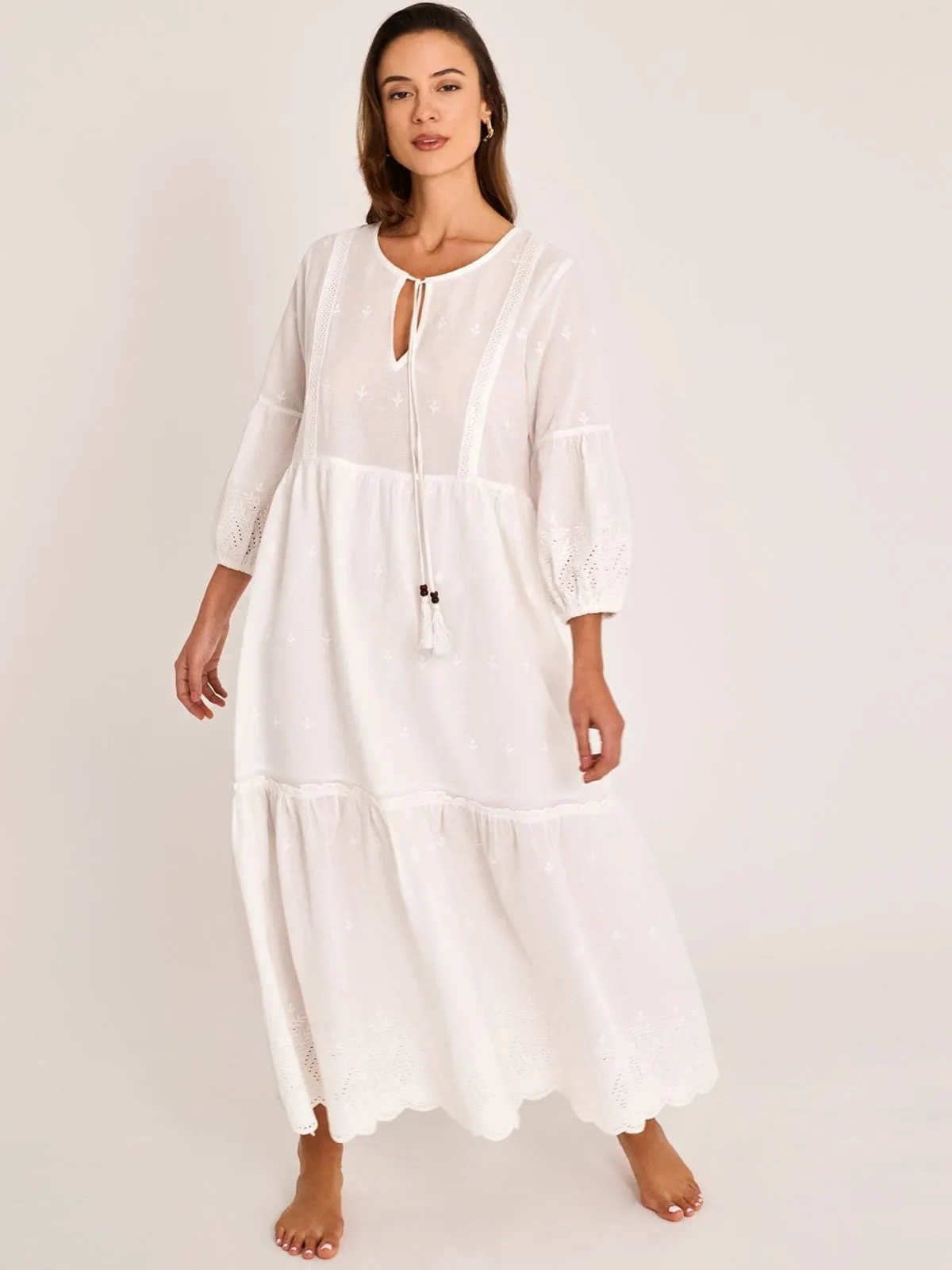 DODATEK PLAŻOWY SELMARK ACCESORIES BC296 SUKIENKA