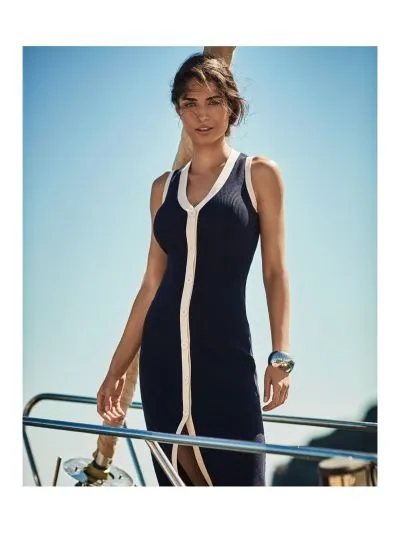 DODATEK PLAŻOWY SELMARK SAILOR BO796 SUKIENKA